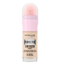 MAYBELLINE INSTANT ANTI-AGE PERFECTOR 4-IN-1 GLOW Fondotinta liquido con una spugna - Tonalità 00 Fair Light