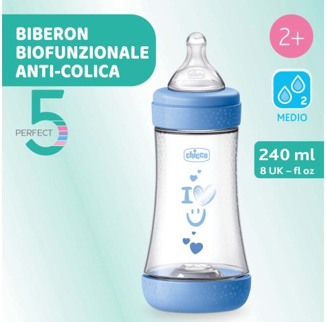 Chicco Bib P5 240ml Med Sil Boy