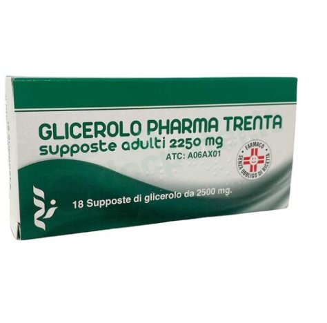 Glicerolo Pharma Trenta 18 Supposte 2250 mg