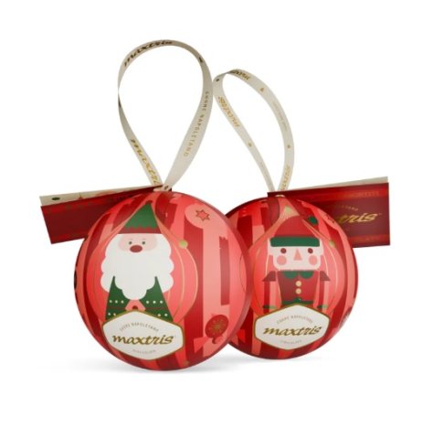 MAXTRIS PALLINA NATALE CON GUSTI ASSORTITI DA 100GR MAXTRIS PALLINA NATALE CON GUSTI ASSORTITI DA 100GR