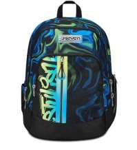 Zaino Seven Scuola Advanced, Nero Blu - Zaino per ragazzi