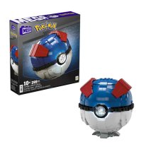 Pokemon - Pokeball Gigante Set di Costruzioni Pokémon - Mega Ball (Jumbo)  