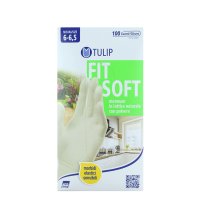 TULIP - GUANTI MONOUSO  IN LATTICE NATURALE CON POLVERE 6-6,5