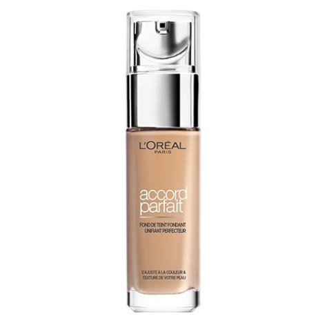 L'Oréal Paris Accord Parfait - Fondotinta Liquido con Acido Ialuronico - Tonalità 5D Beige Doré