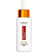 L'OREAL ITALIA SpA DIV. CPD L'Oréal Paris Siero Viso 12% Pura Vitamina C, Per Pelle Più Luminosa e Pori Meno Visibili, Revitalift Clinical, 30 ml