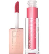 Maybelline New York Lifter Gloss, Lucidalabbra con acido ialuronico, Effetto rimpolpante e idratante, Petal (005), 5,4 ml