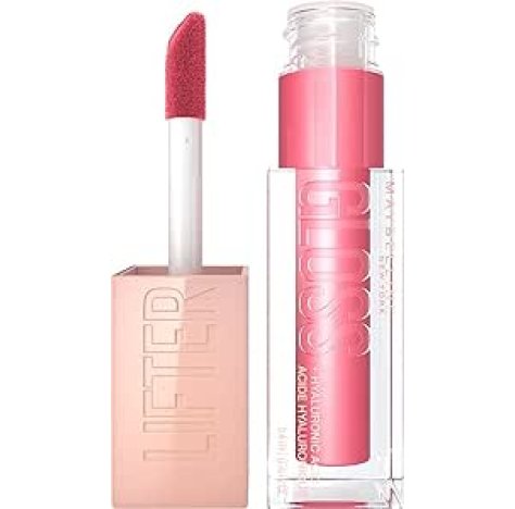 Maybelline New York Lifter Gloss, Lucidalabbra con acido ialuronico, Effetto rimpolpante e idratante, Petal (005), 5,4 ml