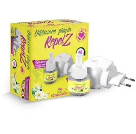 DIFFUSORE ELETTRICO "REPELZ" CITRONELLA DIFFUSORE ELETTRICO "REPELZ" CITRONELLA