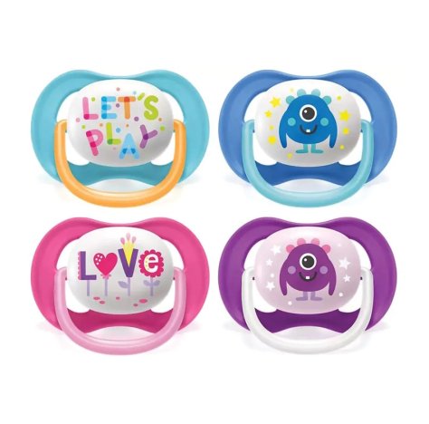 AVENT Succhietto Ultra Air Love 6-18 mesi 2 Pezzi