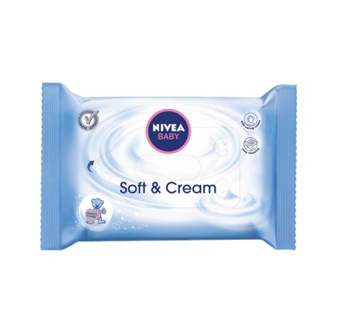 Nivea Baby Salviet Soft&cr 63p