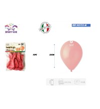 PALLONCINI MACARON ROSA - 10 PEZZI