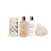 IDC INSTITUTE CONFEZIONE SET BAGNO COMPLETO IN VASCA SHOWER GEL 300ML + BODY LOTION 300ML + SALI DA BAGNO 150GR + SPUGNA 