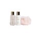 IDC Institute, Confezione Shower Gel 100 ml, Body Lotion 100 ml e soffio di lavaggio fragranza alla  rosa, arancia e legno di cedro