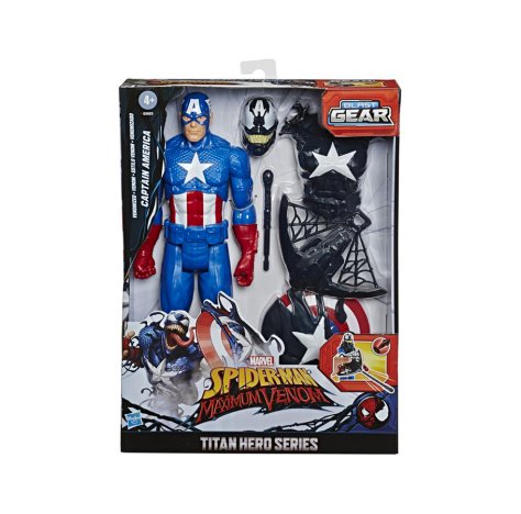 CAPTAIN AMERICA SPIDER MAN MAXIMUM VENOM TITAN HERO 30cm