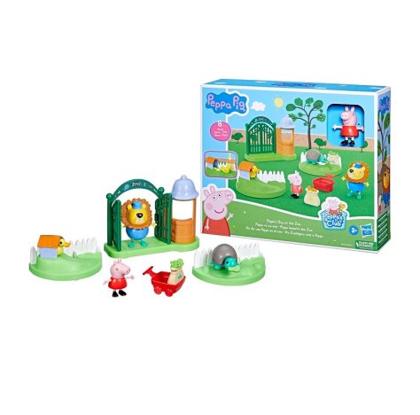 Hasbro Peppa Pig Giornata allo Zoo Playset con Personaggi