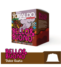 TORALDO Capsule Compatibili Nescafè Dolce Gusto* - Miscela BELLO&BUONO 50pzO