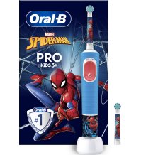 Oralb Spiderman Spazzolino Elettrico + 1 testina di ricambio 