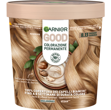 Garnier Good Colore Permanente Senza Ammoniaca 8.13 Biondo Aurora - Formula Vegana