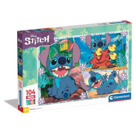 CLEMENTONI SpA Puzzle 104 Maxi Disney Stitch