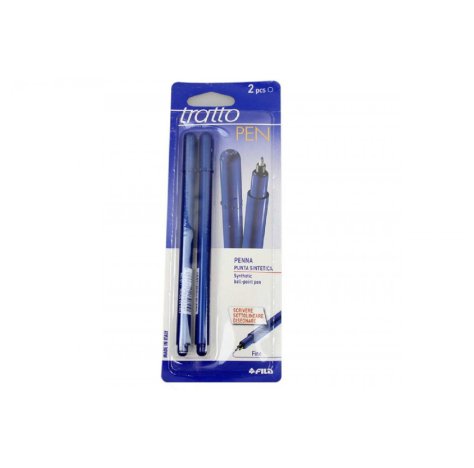 Tratto Pen Metal 2pz Blu 030801