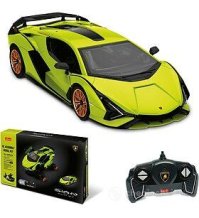 Mondo Motors RC Kit Lamborghini Sian, velocità 8 Km/h, Scala 1:18, Colore Verde, 63692