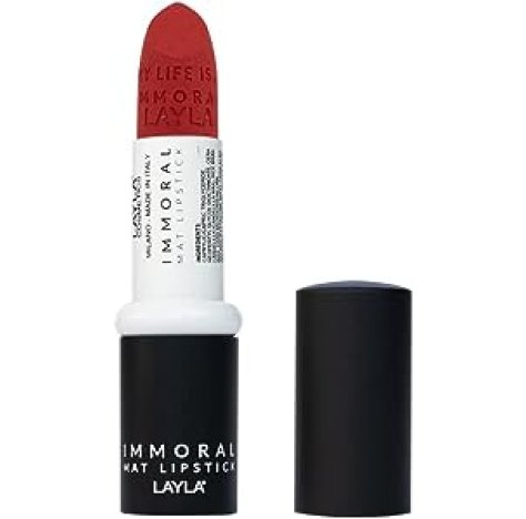 LAYLA COSMETICS Srl Layla Rossetto Immoral Mat Lipstick N.11  Carnal Red   __+1COUPON__