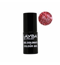 LAYLA COSMETICS Srl Layba Gel Polish N.669 Red Glitter