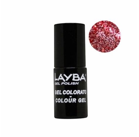 LAYLA COSMETICS Srl Layba Gel Polish N.669 Red Glitter