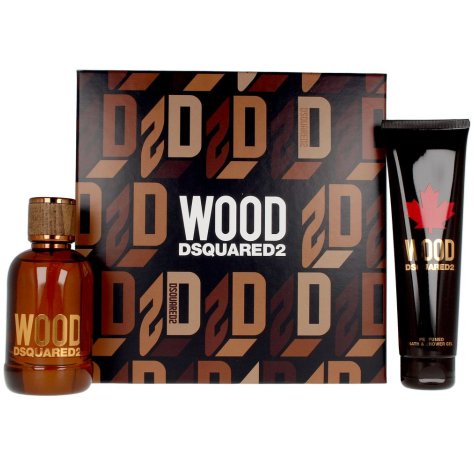 Dsquared2 Wood M Edt 100Ml Set da 2 Pezzi Gel doccia 150 ml + Eau de Toilette 100 ml