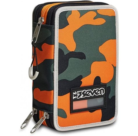 Astuccio Seven  3 Zip Camoupix Boy Seven