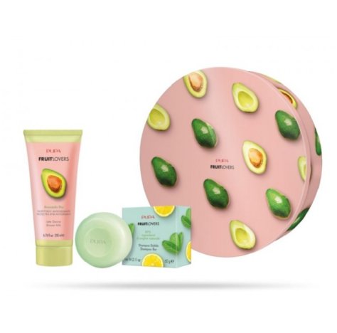 PUPA Confezione fruit lovers avocado latte doccia+shampoo solido