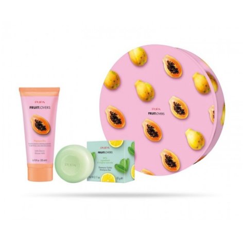 PUPA Confezione fruit lovers papaya latte doccia+shampo solido