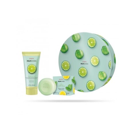 PUPA FRUIT LOVERS II CON BODY LOTION E SHAMPOO SOLIDO - BERGAMOTTO