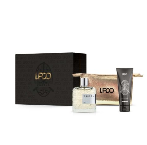 Lpdo confezione  Cretus  Eau de parfum 100ml - Bagnoschiuma 100ml - Pochette LPDO