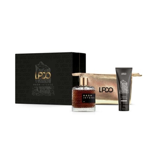 lpdo Hash Intense Eau de parfum 100ml - Bagnoschiuma 100ml - Pochette LPDO