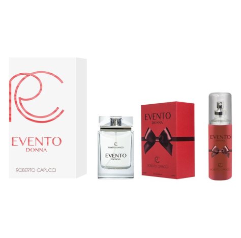 CAPUCCI COFANETTO EVENTO DONNA  Eau De Toilette Spray da 100 ML + Deodorante Spray da 150 ML.