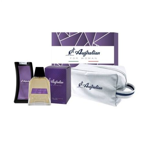 Australian Confezione Viola Donna EDT 100 ML + SHOWER GEL 250 ML + BEAUTY 