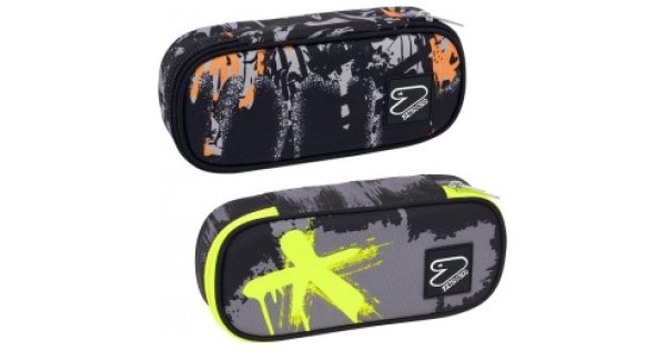 Portapenne Seven Round Plus | In Poliestere Riciclato GRS | Con Taschino Zip Ed Elastici | Per Bambini E Ragazzi - 3