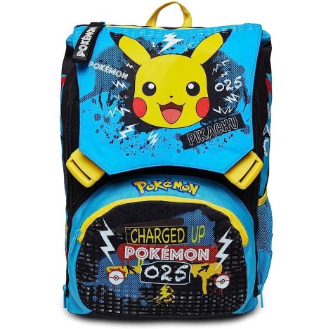 Zaino estensibile POKEMON, Blu, Scuola & Tempo libero   __ +1 COUPON __