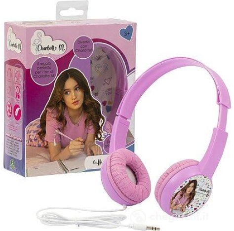 Giochi Preziosi- Charlotte M-Cuffione per Ascoltare la Tua Musica Preferita, con Cuscinetti para Orecchie Imbottiti e Fascia Regolabile per Un ascolto Confortevole, Multicolore, CHR07000