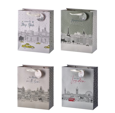 BORSA IN CARTA - DECORI ASSORTITI BORSA IN CARTA - DECORI ASSORTITI