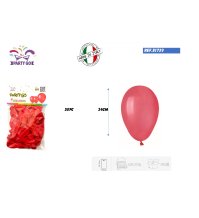 PALLONCINI IN LATTICE ROSSI - 50 PEZZI