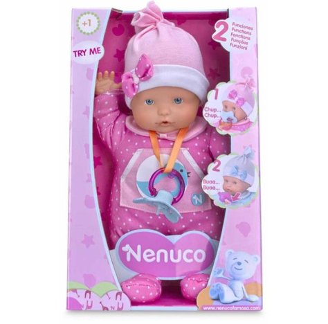 Famosa Nenuco Piange , Bambola morbida con vestitino rosa o azzurro . +2 anni    __ +1 COUPON __