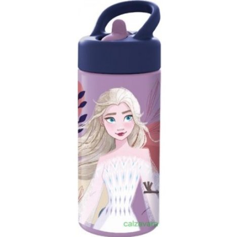 Frozen Bottiglia Borraccia in Plastica 420ml con Beccuccio - Frozen 