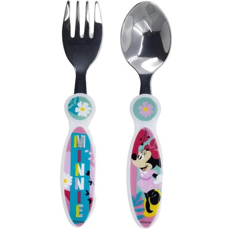 Minnie Set 2 Posate Acciaio