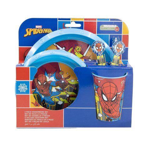 Spiderman Set merenda 5 pz 