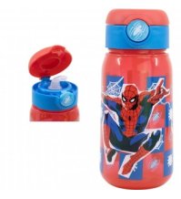 spiderman borraccia automatica con cannuccia 510ml