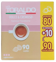 TORALDO BOX CIALDE 80+10 PZ DOLCE E CREMOSO
