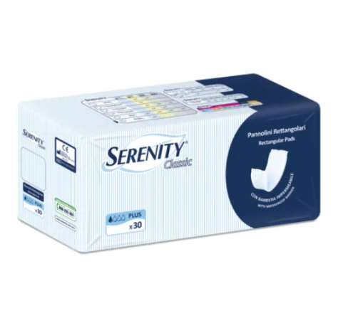 Serenity pannolone rettangolare con barriera 30 pezzi