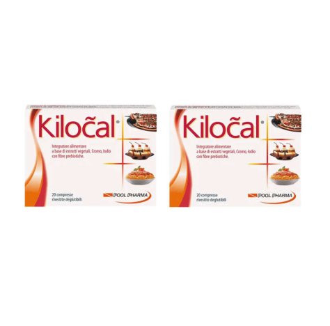  Kilocal Integratore alimentare coadiuvante nelle diete ipocaloriche - Bipack 20+20 Compresse